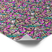 Het show moet niet-verborgen 3D afdrukken Poster (Hoek)