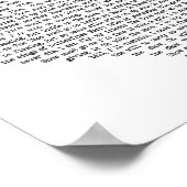 Het Show moet op witte hartslag in lyrische druk s Poster (Hoek)