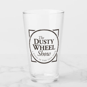 Het Show van de Dusty Wheel Podcast Logo Bar Glas