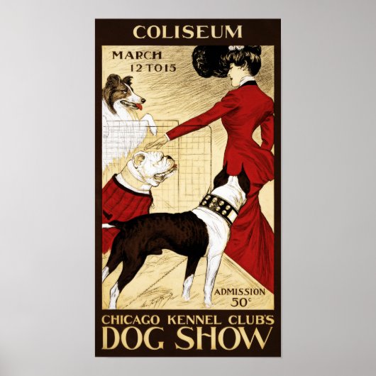 Het Show van de hond Poster (Voorkant)