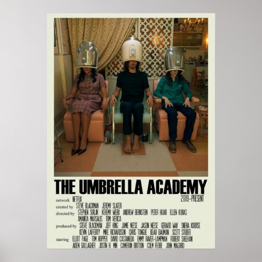 Het Show van de Umbrella Academy Alternative Art T Poster (Voorkant)
