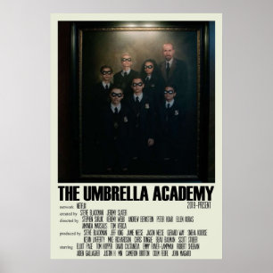 Het Show van de Umbrella Academy Alternative Art T Poster