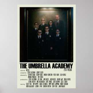 Het Show van de Umbrella Academy Alternative Art T Poster