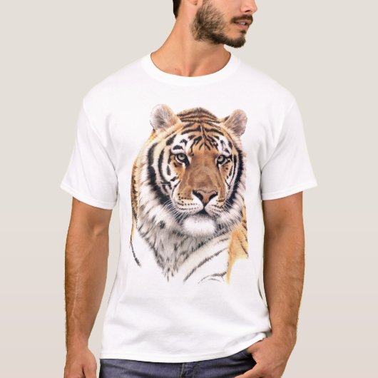 HET SIBERIAANSE SHIRT VAN DE TIGER AFDRUKTE (Voorkant)