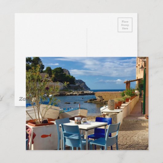 Het Siciliaanse Geviste dorp Briefkaart (Voorkant / Achterkant)