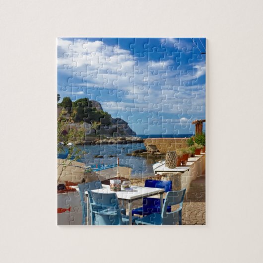 Het Siciliaanse Geviste dorp Legpuzzel (Verticaal)