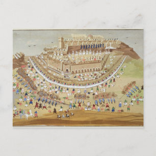 Het Siege van Athene in 1827, van de Pictorial Hi Briefkaart