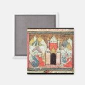 Het Siege van Chateau-Gaillard Magneet (Voorkant / Achterkant)