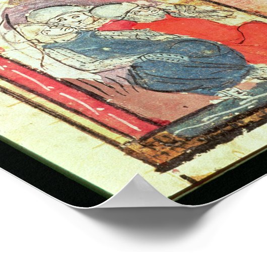 Het Siege van Chateau-Gaillard Poster (Hoek)