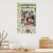 Het Siege van Constantinopel Poster (Keuken)