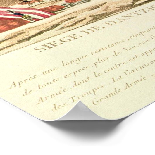 Het Siege van Danzig Poster (Hoek)