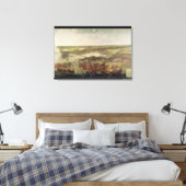 Het Siege van La Rochelle in 1628 Canvas Afdruk (Insitu (Slaapkamer))