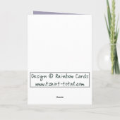 Het sier Jubileum van het Kant Kaart (Achterkant)