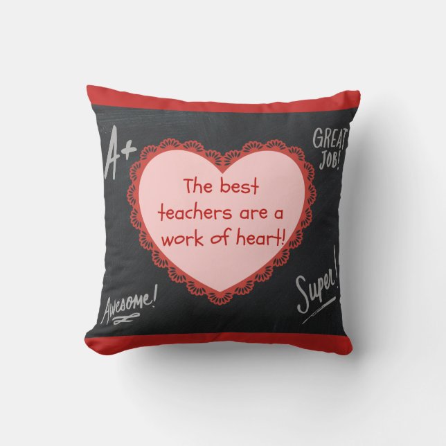 Het Sierkussen Beste Leerkrachten (Voorkant)