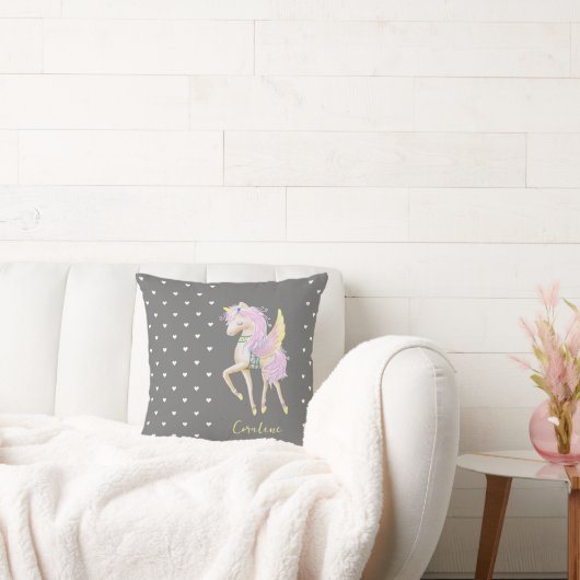 Het Sierkussen heeft een leuke eenhoorn. (Bank)