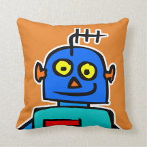 Het Sierkussen Magic Crayons Blue Robot