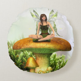 Het Sierkussen Toadstool Fairy Rond Kussen