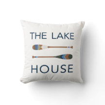 Het Sierkussen van het meer met schilderingen van 