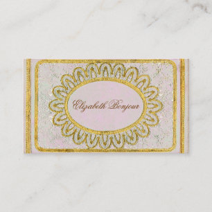 Het sierlijke Victoriaans Vintage Roze van het ~- Visitekaartje