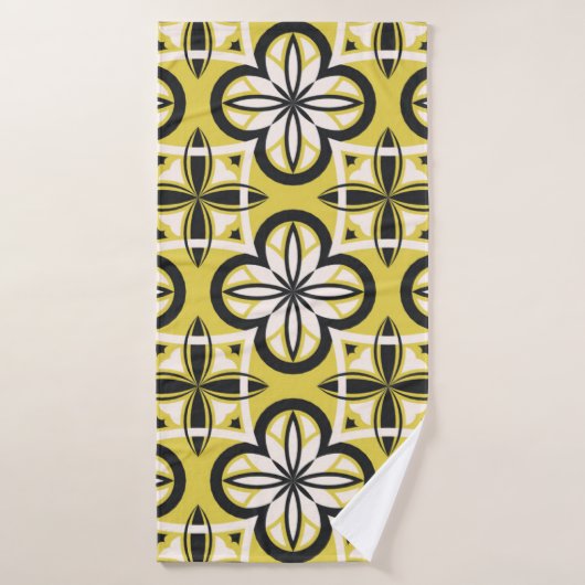 Het sierpatroon. illustratie, abstract; badhanddoek (Badhanddoek)