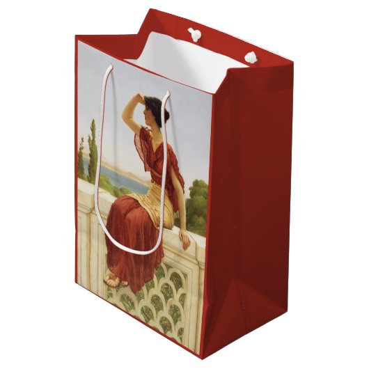 Het Signaal Godward Fine Art schilderen Medium Cadeauzakje (Voorkant Gekanteld)