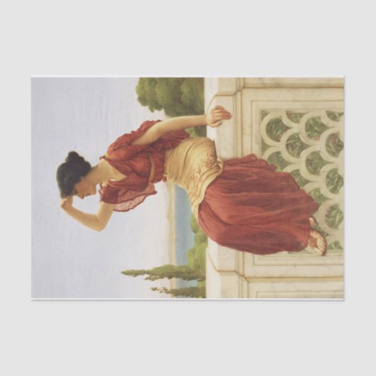 Het Signaal Godward Fine Art  schilderen Tissuepapier (Voorkant)