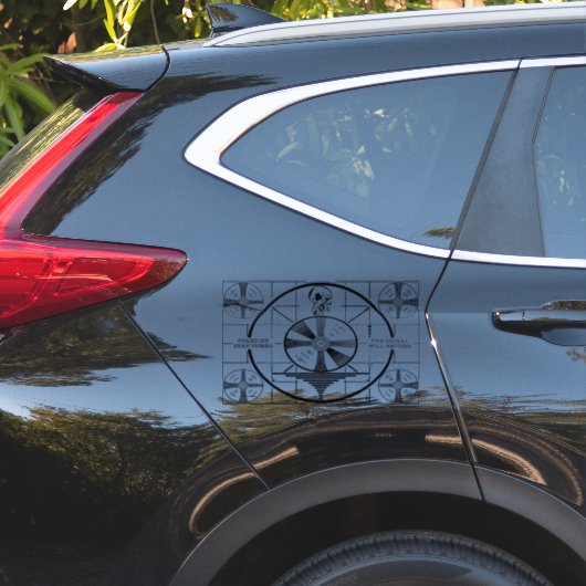 Het signaal keert terug sticker (Auto Zijkant)