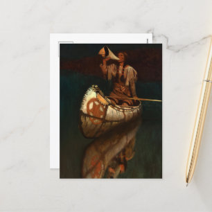 Het signaal van Newell Convers Wyeth Feestdagenkaart