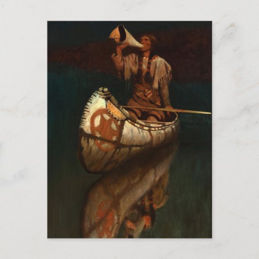 Het signaal van Newell Convers Wyeth Feestdagenkaart (Voorkant)