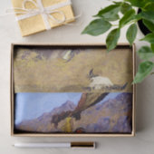 “Het signaal” Westerse kunst van Frederic Remingto Tissuepapier (Geschenk)