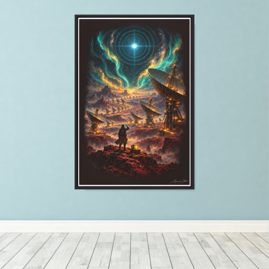 Het Signaalkoor Canvas Afdruk (Insitu (Houten vloer))