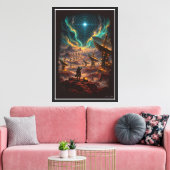 Het Signaalkoor Canvas Afdruk (Insitu (Woonkamer))
