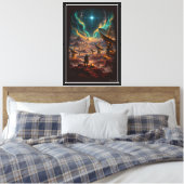 Het Signaalkoor Canvas Afdruk (Insitu (Slaapkamer))