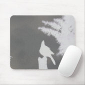 Het Silhouet Mousepad van de Vlaamse gaai van Muismat (Met muis)