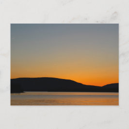 Het Silhouet van de berg Briefkaart