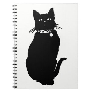 Het Silhouet van de kat Notitieboek