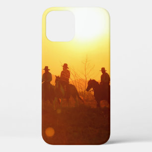 Het silhouet van de rijder als cowboy-outfit kostu Case-Mate iPhone case