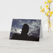 Het Silhouet van de Rots van de woestijn: Foto van Kaart (Gele Bloem)