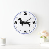 Het Silhouet van de tekkel Grote Klok (Huis)