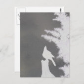 Het Silhouet van de Vlaamse gaai van Steller Briefkaart (Voorkant / Achterkant)