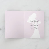 Het silhouet zal u Mijn Kaart van het Bruidsmeisje (Binnen)