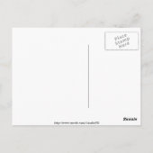 Het silhouetBriefkaart van Surfer Briefkaart (Achterkant)