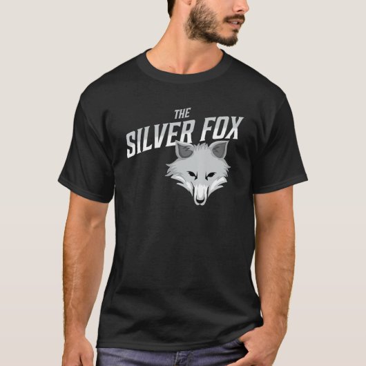 Het Silver Fox-cadeau T-shirt (Voorkant)