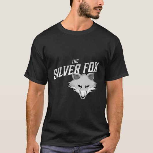Het Silver Fox ontwerp T-shirt (Voorkant)