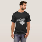 Het Silver Fox ontwerp T-shirt (Voorkant volledig)