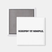 Het simpel houden magneet (Voorkant / Achterkant)