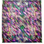 Het simuleren van steen of stalagmiet met flitsend douchegordijn (Voorkant)