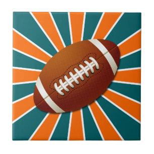 Het Sinaasappel en het Blauwgroen Football van de  Tegeltje