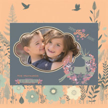 Het sinaasappel en nam de Kaart van de Foto van de