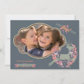 Het sinaasappel en nam de Kaart van de Foto van de (Voorkant)